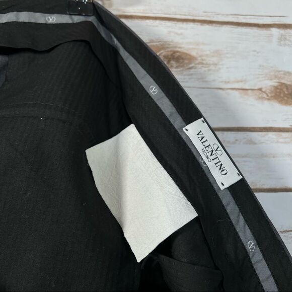Valentino UOMO Super 120s Grey Dress Pants 52 R - Picture 7 of 16